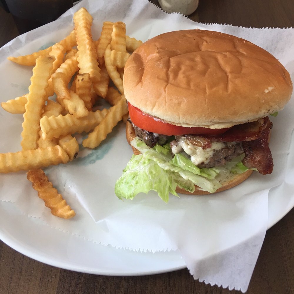 a burger and fries a burger and fries