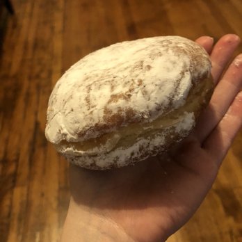 Colonial Do-Nut Shop - Powdered yeast donut filled with vanilla buttercream - Bakeries Near Me - Taunton, Massachusetts
