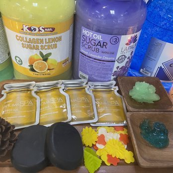Pino Nails Spa - Herb Pearl Pedicure  Hot Stone Massage  Collagen mask for feet and much more for $65.00 - Nail Salons Near Me - Corona, California