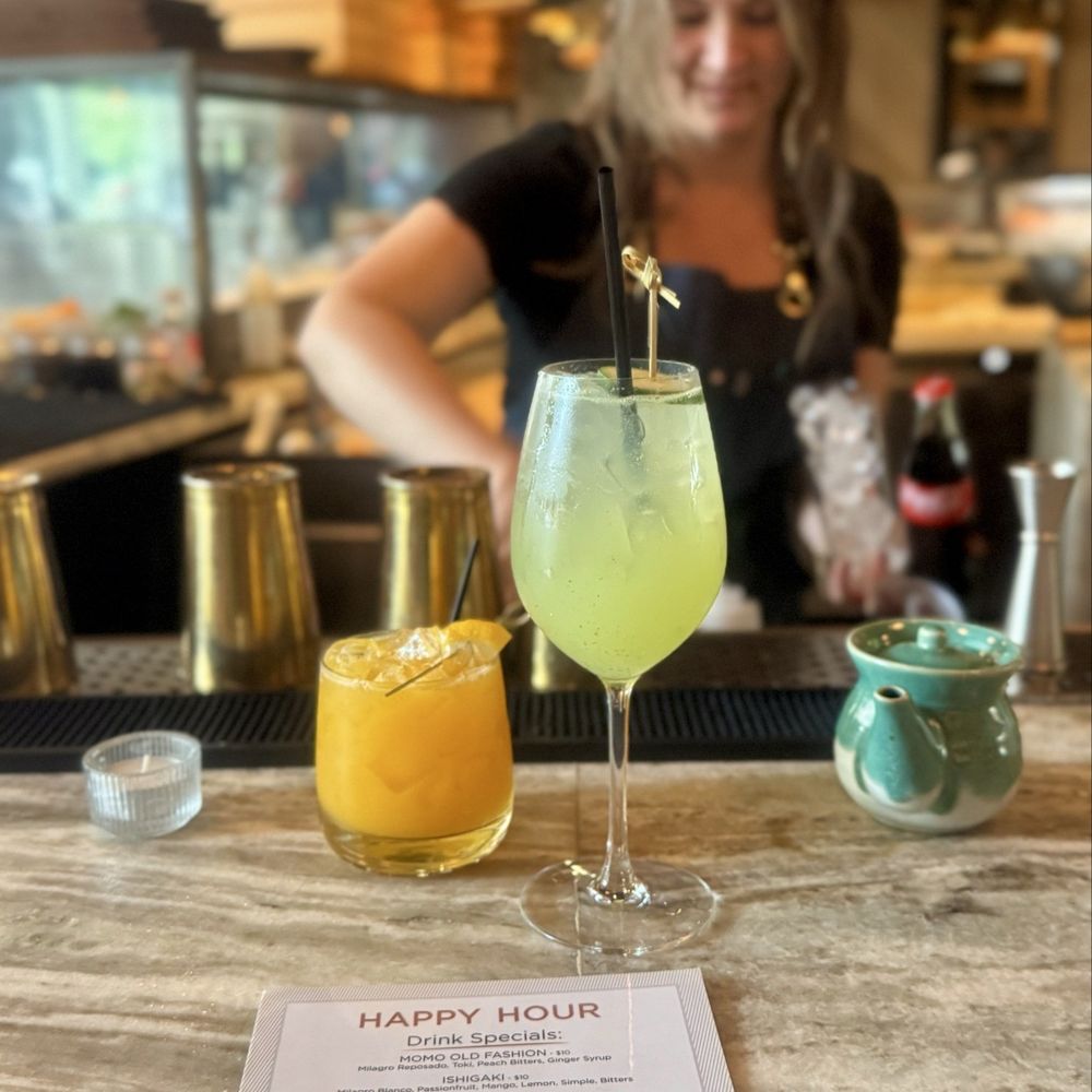 Happy hour cocktails