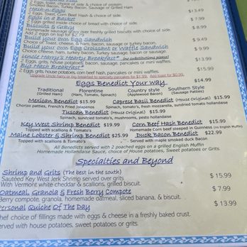 The Breakfast House - Breakfast menu - Breakfast & Brunch Near Me - Sarasota, Florida