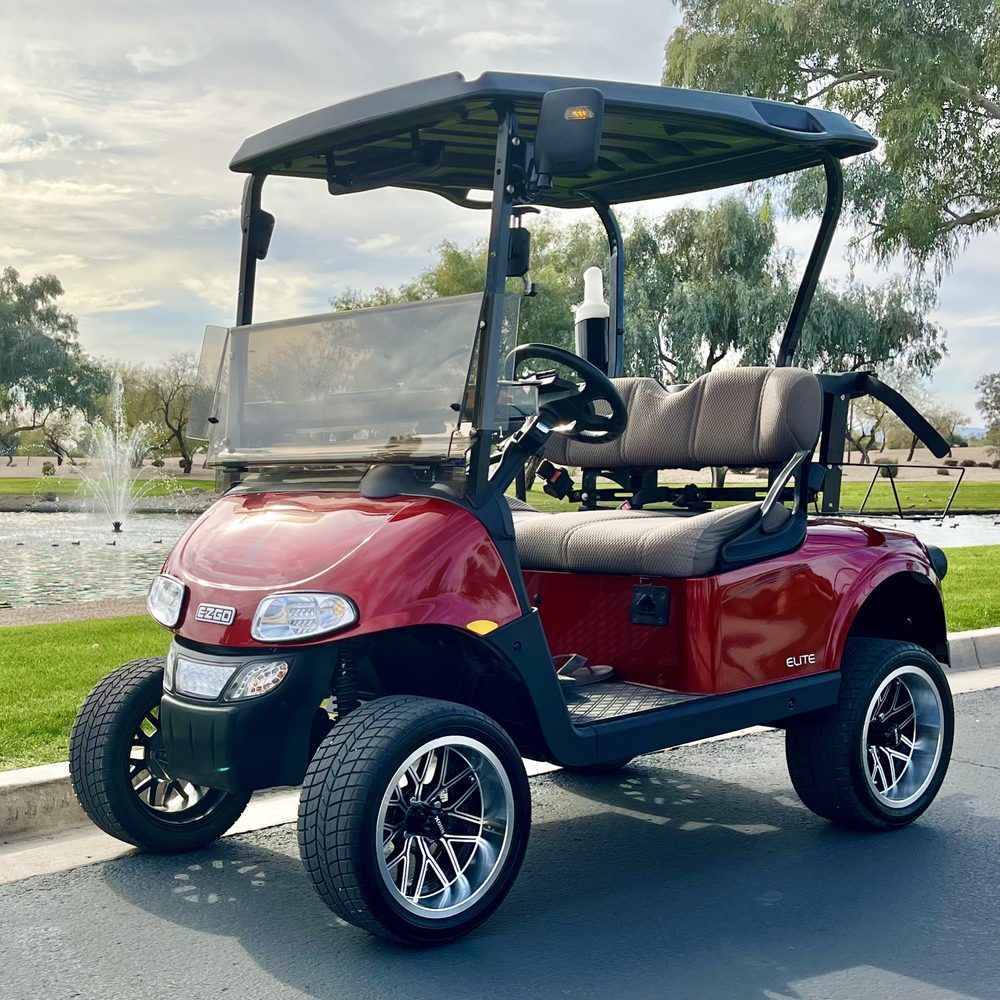 A-1 Golf Carts - 2" Lift-Kit installed on my 2022 RXV Elite Freedom - Golf Cart Rentals Near Me - Sun Lakes, Arizona