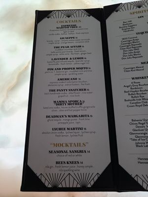 Menu photo 1 Circe Prime Cranston, RI Menu photo 1 Circe Prime Cranston, RI