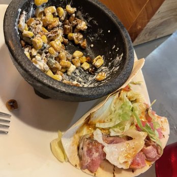 Cantina Locale - Nasty corn, ended up having to eat it because we were so hungry waiting. DO NOT GET . - Mexican Near Me - Augusta, Georgia
