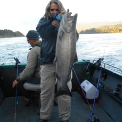 Fishing The Gorge - First salmon, great boat to fish on, plenty of room to enjoy the trip