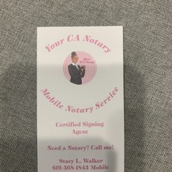 Your CA Notary - Business Card