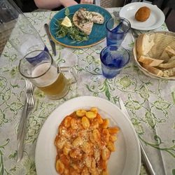 Pizzeria da Peppino - Gnocchi and swordfish