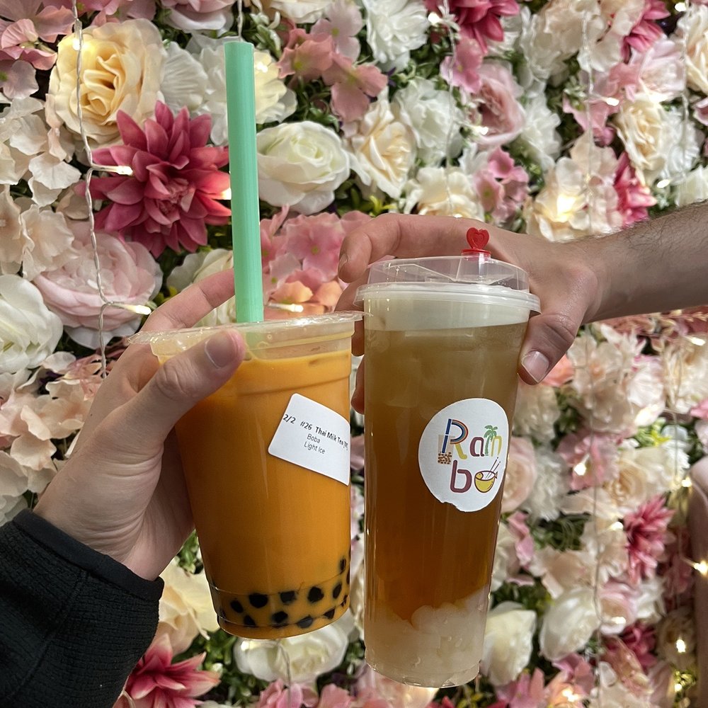 Thai Milk Tea & Passion Fruit Tea