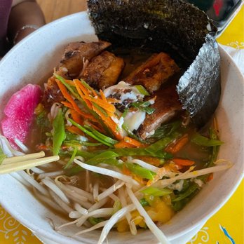 TigerFish - crispy pork belly ramen noodles - Asian Fusion Near Me - Block Island, Rhode Island