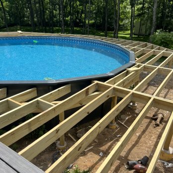 Smiths Elite Construction Services - above ground pool being built - General Contractors Near Me Smiths Elite Construction Services - above ground pool being built - General Contractors Near Me