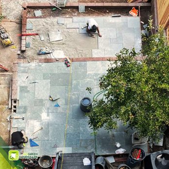 Go Green Landscape - Paver laying process. - Landscaping Near Me - San Francisco, California Go Green Landscape - Paver laying process. - Landscaping Near Me - San Francisco, California