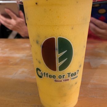 Coffee or Tea? - My lilikoi (Passion fruit smoothie) smoothie - Coffee & Tea Near Me - Honolulu, Hawaii Coffee or Tea? - My lilikoi (Passion fruit smoothie) smoothie - Coffee & Tea Near Me - Honolulu, Hawaii