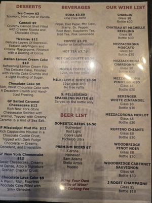 Menu photo 2 Giovanni's Pizza and Pasta Menifee, CA