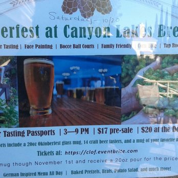 Canyon Lakes - Oktoberfest at the brewery - Breweries Near Me - San Ramon, California