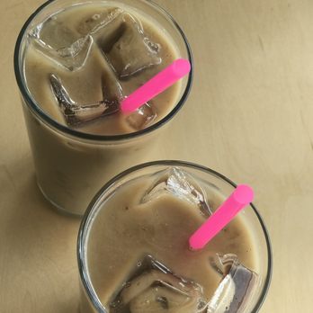 Highlight Coffee - 2 orange vanilla iced lattes (with almond milk) - Coffee & Tea Near Me - Glendale, California Highlight Coffee - 2 orange vanilla iced lattes (with almond milk) - Coffee & Tea Near Me - Glendale, California