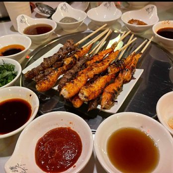 Lao Pot - Lamb and shrimp skewers - Hot Pot Near Me - Madison Heights, Michigan Lao Pot - Lamb and shrimp skewers - Hot Pot Near Me - Madison Heights, Michigan
