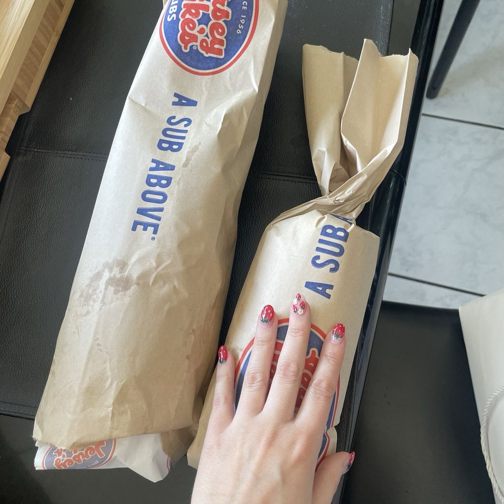 Jersey Mike's Subs - Regular gluten free vs giant - Fast Food Near Me - Valencia, California Jersey Mike's Subs - Regular gluten free vs giant - Fast Food Near Me - Valencia, California