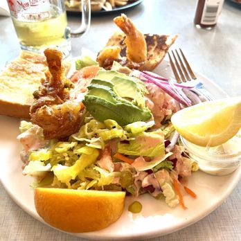 Moss Landing Cafe - Prawn and crab Louie salad - American Near Me - Moss Landing, California Moss Landing Cafe - Prawn and crab Louie salad - American Near Me - Moss Landing, California