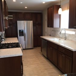 Garry Hansen - Every inch of storage was squeezed into this kitchen remodel in Costa Serena area of Oceanside.