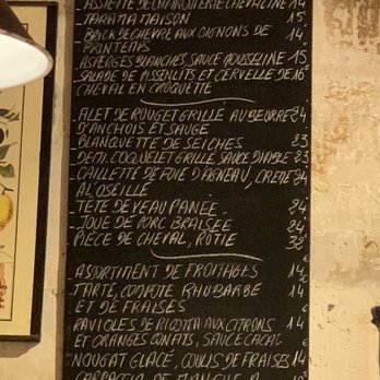 Le Taxi Jaune - Menu of the day May 27 2019 - Modern European Near Me - Paris, 75