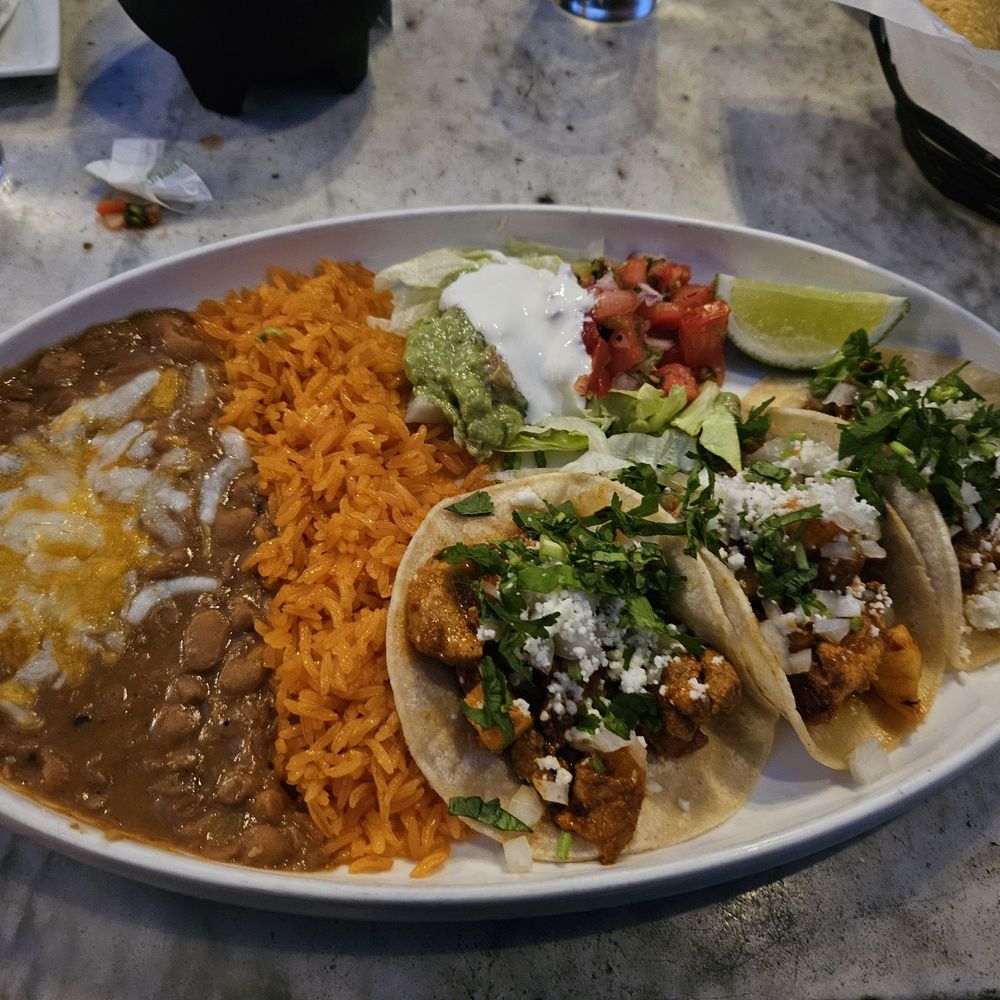 The Bear Cantina - Three taco platter - Mexican Near Me - Woodstock, New York The Bear Cantina - Three taco platter - Mexican Near Me - Woodstock, New York