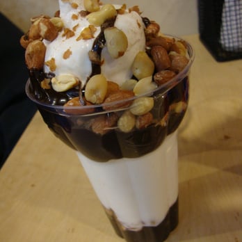Dairy Queen Grill & Chill - Hubs order of Peanut Butter Parfait from DQ Grill and Chill, Aurora, CO 80011 location.  October 31st 2013. - Fast Food Near Me - Aurora, Colorado