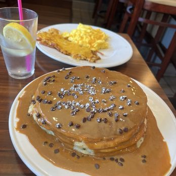 Mix Huevos - My daughter got these pancakes I don't remember the name of them. Hash browns with cheese & eggs with cheese - Breakfast & Brunch Near Me - San Jose, California