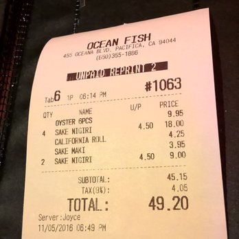 Ocean Fish Sushi & Grill - Japanese Near Me - Pacifica, California