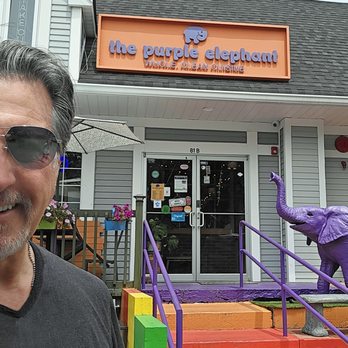 The Purple Elephant - ROSARIO S. CASSATA AT THE PURPLE ELEPHANT IN NORTHPORT LONG ISLAND. - Seafood Near Me - Northport, New York