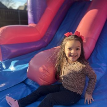 Yazmin's Party Rentals - Sliding down a bounce house - Bounce House Rentals Near Me - Haslet, Texas Yazmin's Party Rentals - Sliding down a bounce house - Bounce House Rentals Near Me - Haslet, Texas