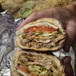 Torta with chicken breaded