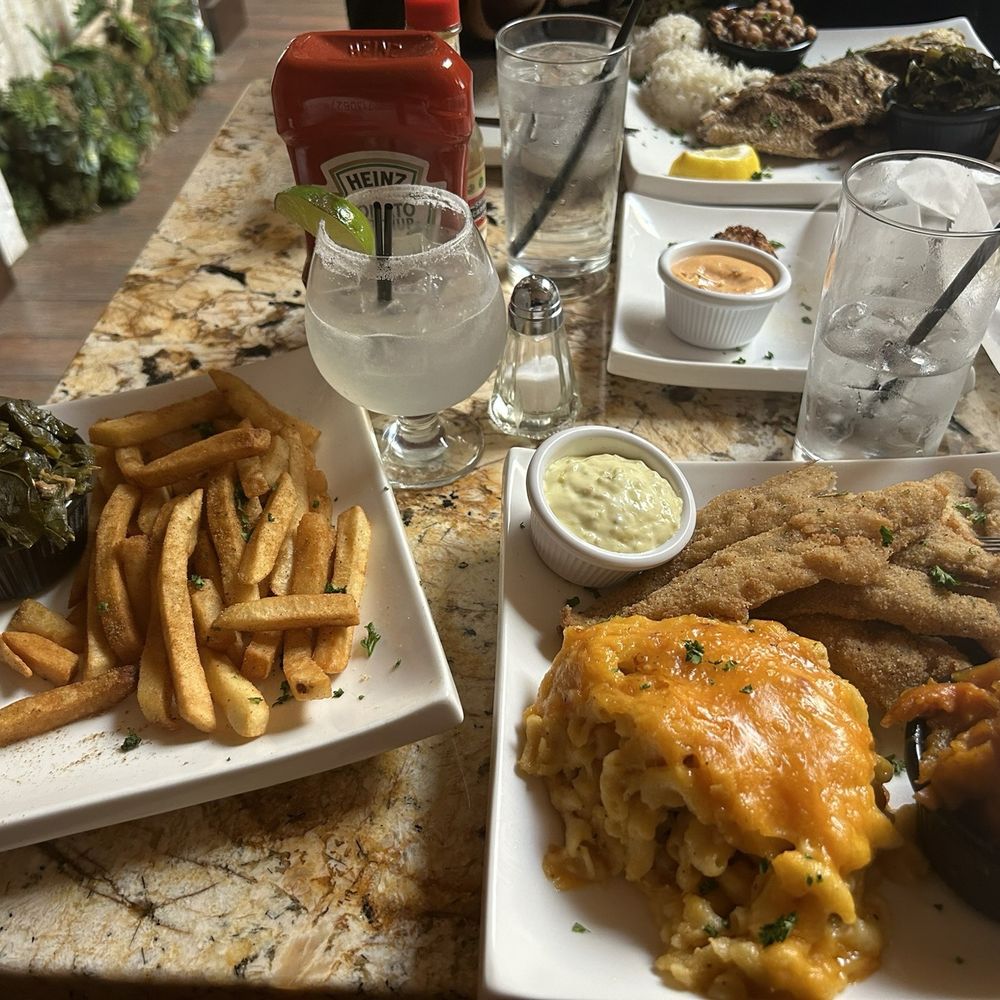 Off The Hook Of Yonkers - 4 pcs Whiting Dinner, Fries, Greens, Cornbread, - Seafood Near Me - Yonkers, New York Off The Hook Of Yonkers - 4 pcs Whiting Dinner, Fries, Greens, Cornbread, - Seafood Near Me - Yonkers, New York
