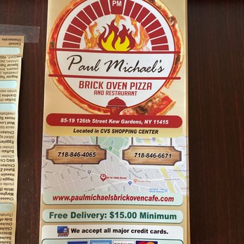 Paul Michael’s Brick Oven Cafe Restaurant - Pizza Near Me - Kew Gardens, New York Paul Michael’s Brick Oven Cafe Restaurant - Pizza Near Me - Kew Gardens, New York