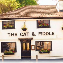Cat & Fiddle Pub - The Cat and Fiddle from the road