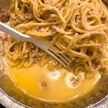 Gino's Pizzeria - All the oil from my pasta - Pizza Near Me - Astoria, New York