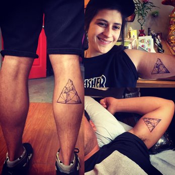 Sacred Rose Tattoo - Gaytha designed these cool mountains for our matching siblings tats! Thanks! - Tattoo Near Me - Berkeley, California