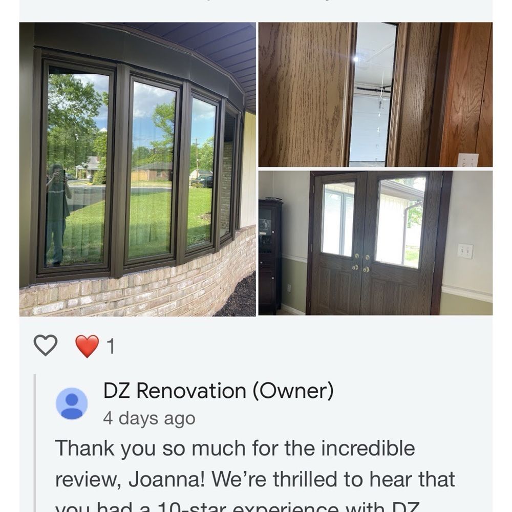 DZ Renovation - Bay window, Back door, and Garage door - Roofing Near Me DZ Renovation - Bay window, Back door, and Garage door - Roofing Near Me