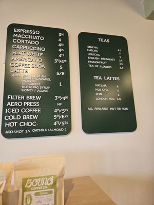 Menu photo 7 Bound Coffee Company Oceanside, CA