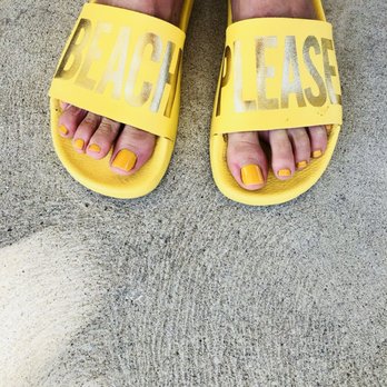 Top Coat Nailbar - Super sunny pedi!!! - Nail Salons Near Me - Los Angeles, California Top Coat Nailbar - Super sunny pedi!!! - Nail Salons Near Me - Los Angeles, California
