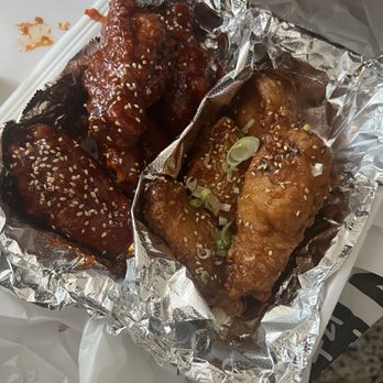 Noori Chicken - 8pc Half and Half Jumbo Wing - Korean Near Me - Chicago, Illinois Noori Chicken - 8pc Half and Half Jumbo Wing - Korean Near Me - Chicago, Illinois