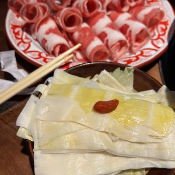 Nan Hot Pot - Bamboo shoots and beef - Hot Pot Near Me - Bellevue, Washington