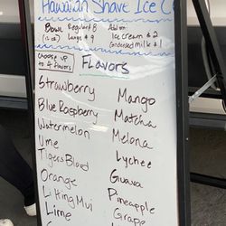 Hawaiian Shave Ice - Spotted at Garden at the Flea event Oct 6, 2023 (Berryessa neighborhood, San Jose, CA)