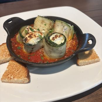 Burtons Grill & Bar - Gluten Free Grilled Stuffed Zucchini - Seafood Near Me - Atlanta, Georgia