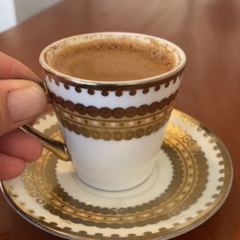 Bosphorus - Turkish coffee was served in an adorable little cup. It was good, and strong enough to put hair on your chest! - Turkish Near Me - Englewood, Colorado Bosphorus - Turkish coffee was served in an adorable little cup. It was good, and strong enough to put hair on your chest! - Turkish Near Me - Englewood, Colorado