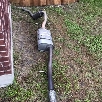 Garcia Precision Auto Service - My stock exhaust I took off. - Auto Repair Near Me - Austin, Texas