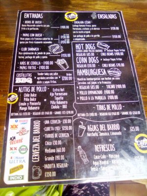 Menu photo 3 Cheve Del Barrio Rosarito, BCN Menu photo 3 Cheve Del Barrio Rosarito, BCN