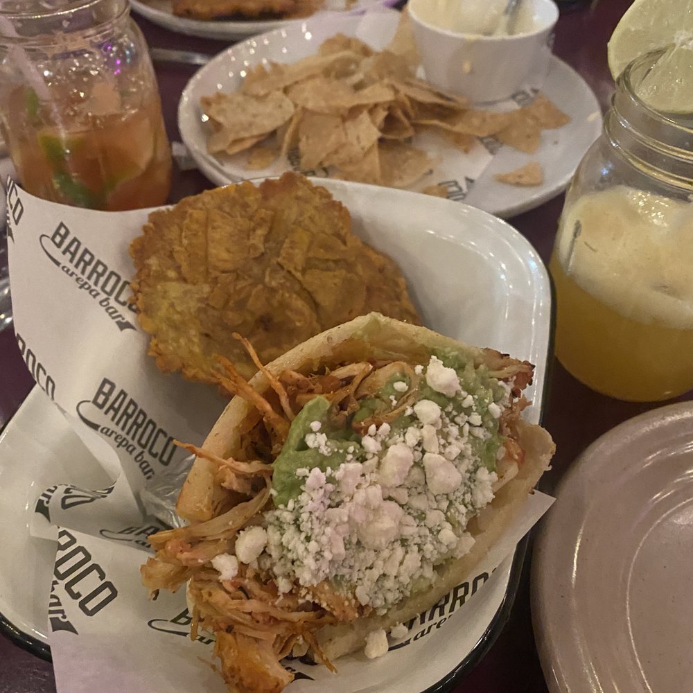 Barroco - La Reina Arepa w/ Tostones - Latin American Near Me - Lakewood, Ohio Barroco - La Reina Arepa w/ Tostones - Latin American Near Me - Lakewood, Ohio