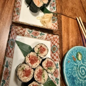 Takumi Hachi - Negi toro rolls and salmon rolls - Japanese Near Me - Dallas, Texas