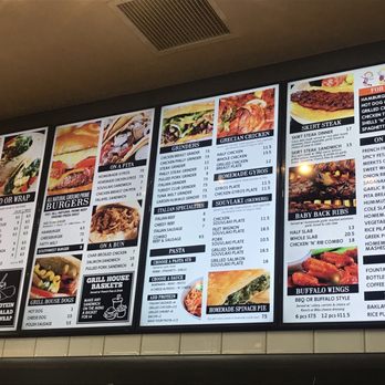 Grill House - Menu board - American Near Me - Northbrook, Illinois