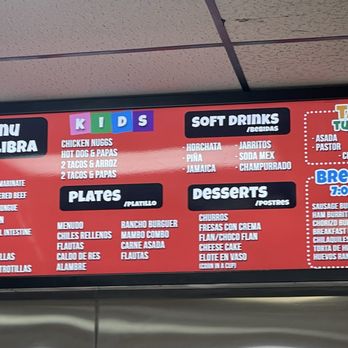 Tacos la Carreta - Menu part 2 - Tacos Near Me - Garden City, Kansas Tacos la Carreta - Menu part 2 - Tacos Near Me - Garden City, Kansas